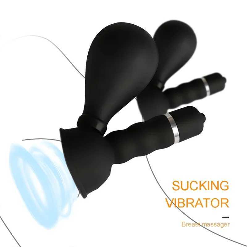 2Pcs Nipple Stimulator Female Breast Enlargement Nipples Massager Brush Adult Sex Toys For WomenXJ250311