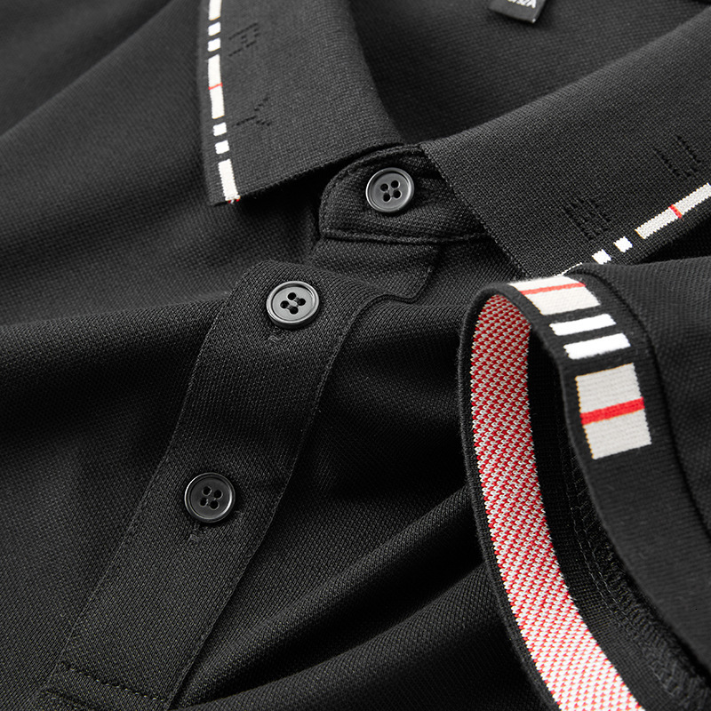 Summer Short sleeved Polo Shirt for Business Luxury Casual Jacquard Collar Half Sleeve T-shirt Leading Top Men's Wear tracksuit