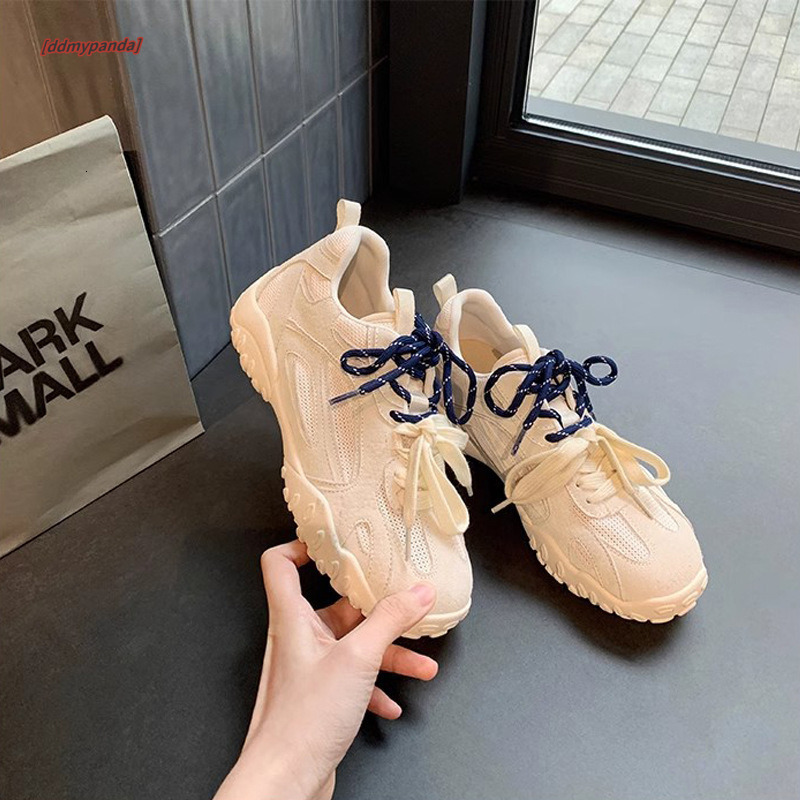 Grape Mom Summer New Inner Heightening Classic Soft Sole Round Toe Panel Breathable Mesh German Training Forrest Gump Shoes ddmypanda