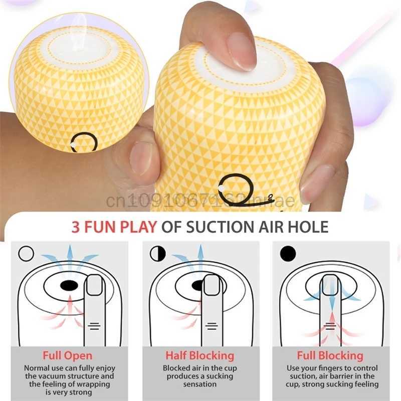 Hot Snail Male Masturbator Vagina Anal Oral Masturbation Cup Penis Massager Glans Exercise Blowjob Sex Toys for Men Adult Goods W250311