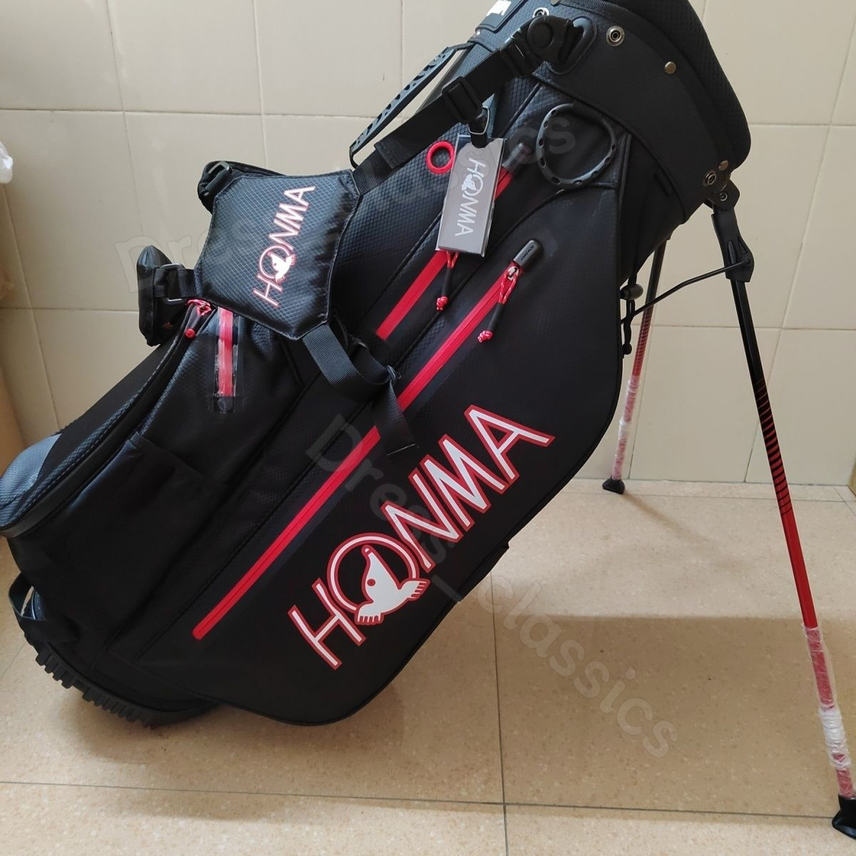 Golf Bag New PU HONMA 14 hole Tripod bag Standard Ball and Bag Cover Free Shipping