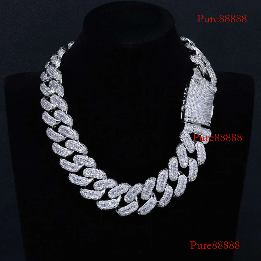 Hip Hop 29mm Iced Out Fine Jewelry Rose Gold Plated Big Heavy Chain for Men Cuban k Necklace Birthday Gift