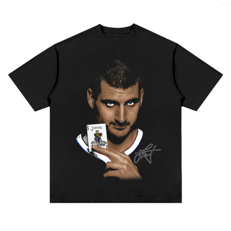 Men's T Shirts American Professional Basketball Star Printed Cotton Short Sleeve Fan Sports T-shirt Summer Casual Men And Women Tees