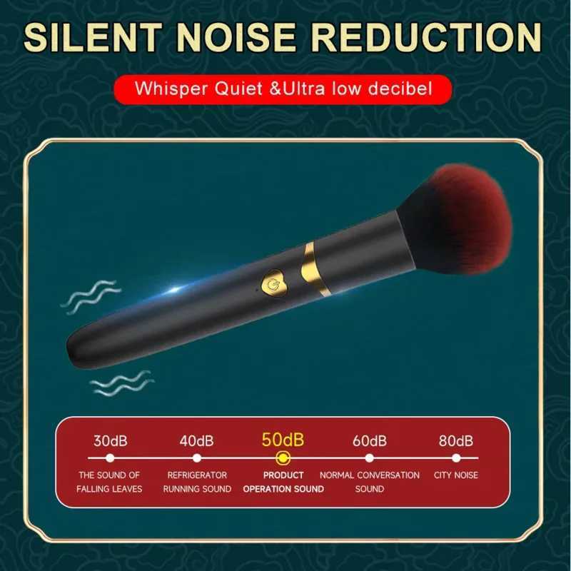 Vibration makeup brush massage with strong impact female orgasm orgasm stimulation 7-speed AV stick vibrator adult sex toyXJ250311
