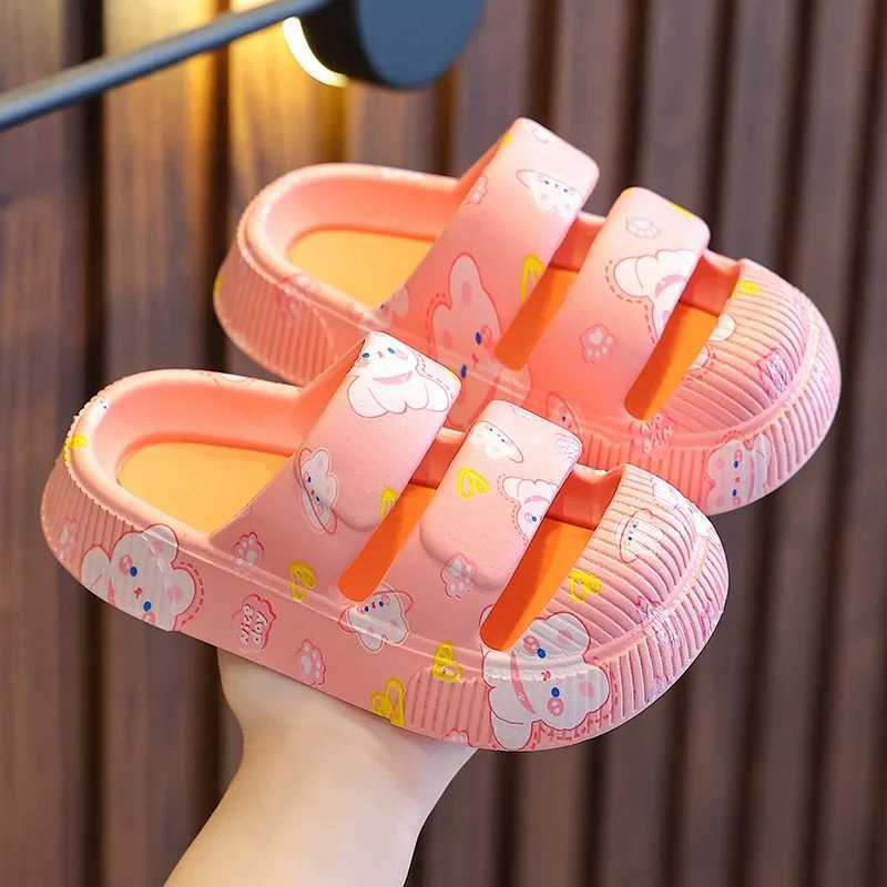 Childrens Shoes Slippers Summer Boys Girls Non-slip Bathroom Bath Children Baby Indoor Girls ShoesT250311