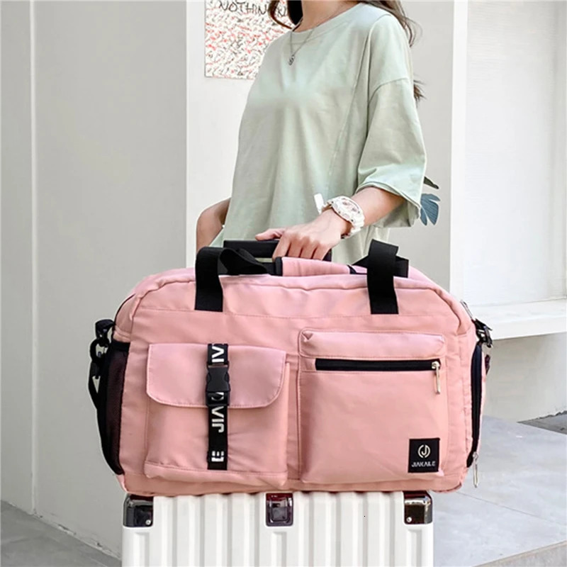 Womens Travel Handbag MultiFunction Bags Casual Sport Female Large Capacity Shoulder Crossbody Luggage Bag 250311