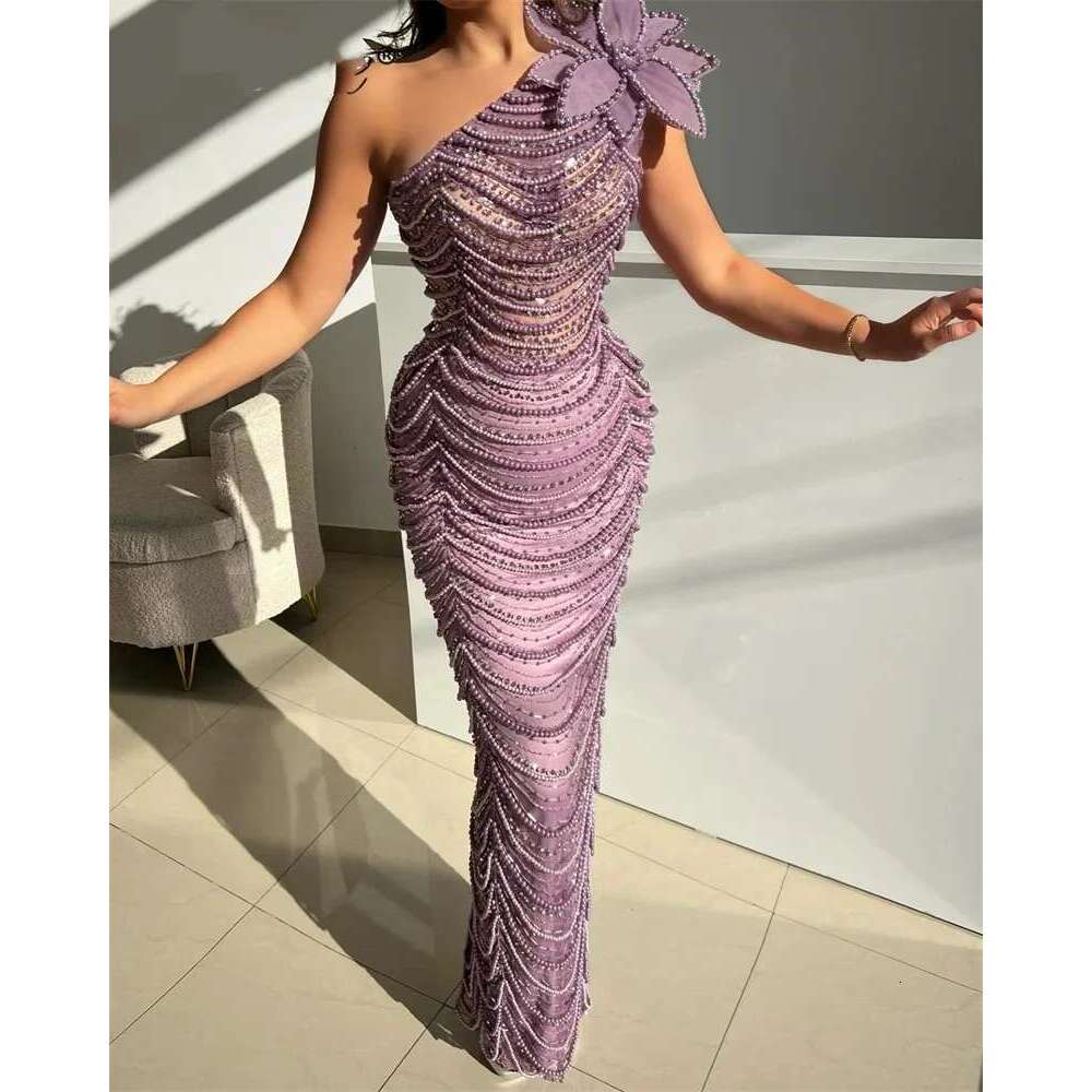 the complete pearls lace formal evening occasion dresses for arab party appliques custom dress robe