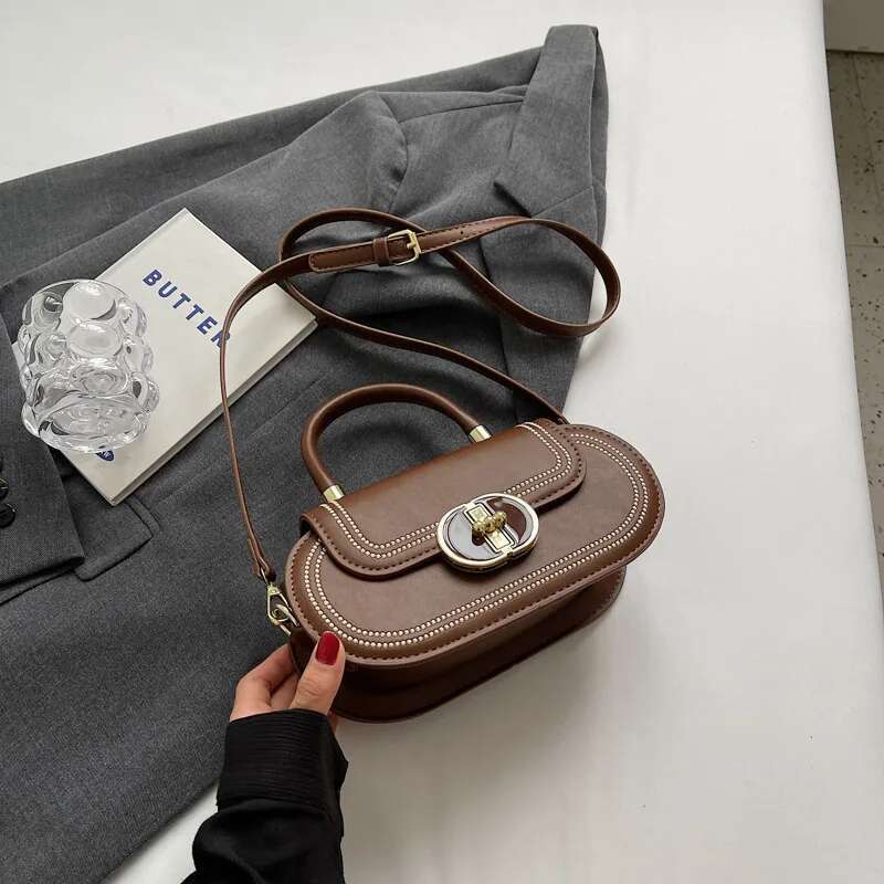 trend New Handbag Retro Girl leisure Underarm European Women s Designer Trendy Fashion Hundred Shoulder Crossbody Bag