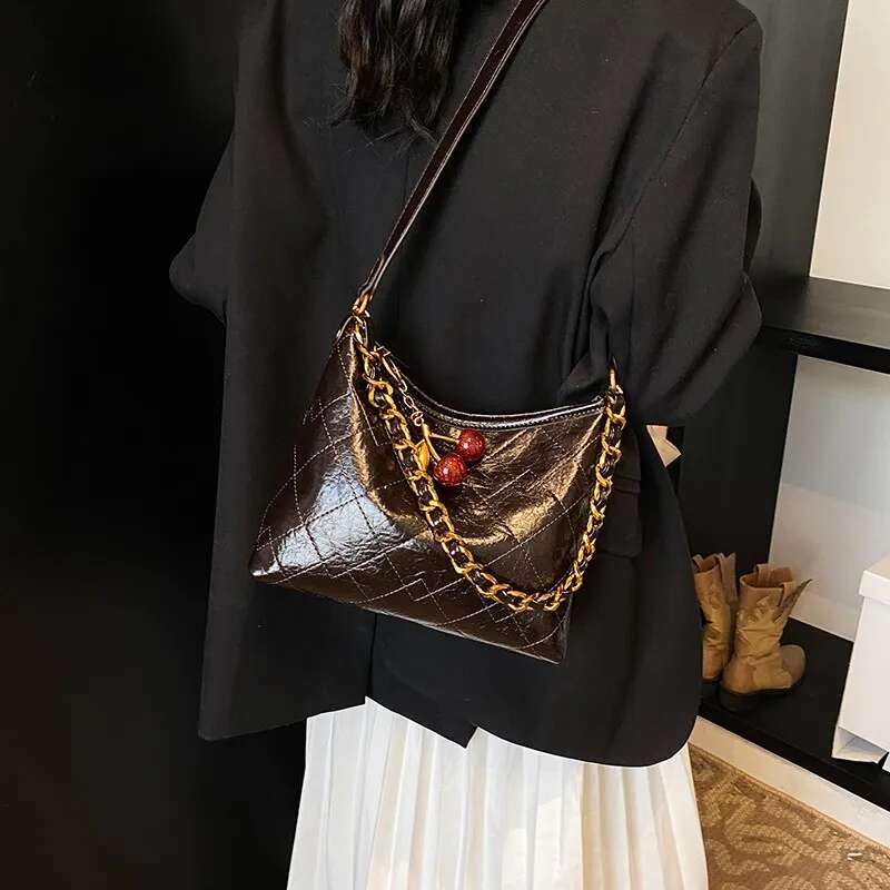2025 New Women's Designer Classic Leather Trendy Fashion Handbag Women's Shoulder Crossbody Bag Transducer Elegant