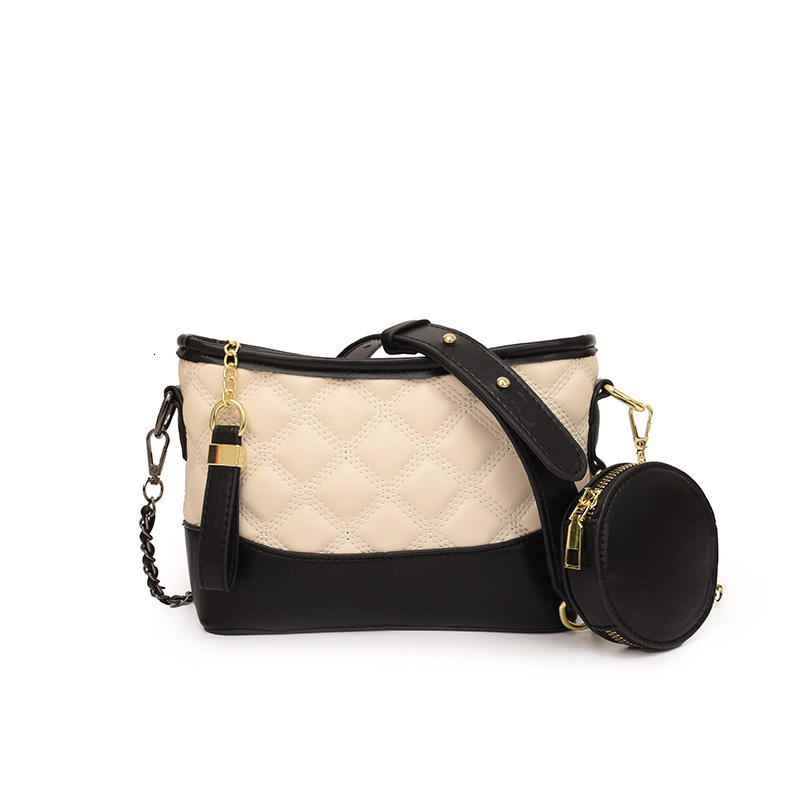 Lingge Embroidery Thread Women's Summer 2025 New Texture Chain Slant Fashion Designer Shoulder Bag