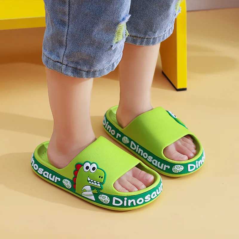 Children Slippers Kids Summer Cartoon Beach Shoes Boys Girls Baby Soft Sole Non-SlipT250312