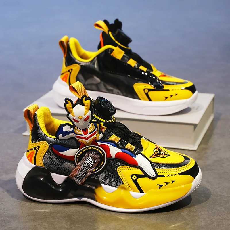New sports and leisure running basketball shoes for children cross-border plus size popular internet celebritiesXJ250311