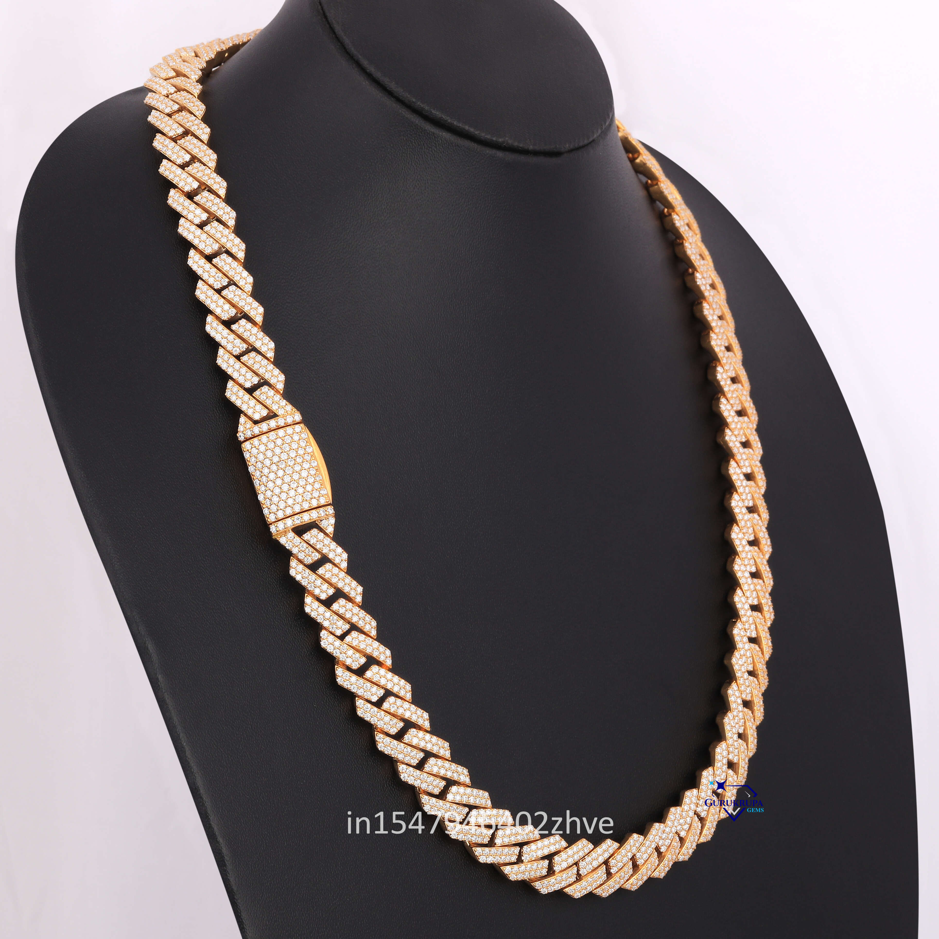 Hot Selg Sterg Sier Cuban k Necklace for Men VVS Clarity Pass Lab Grown Dia Gift with Gold Chains