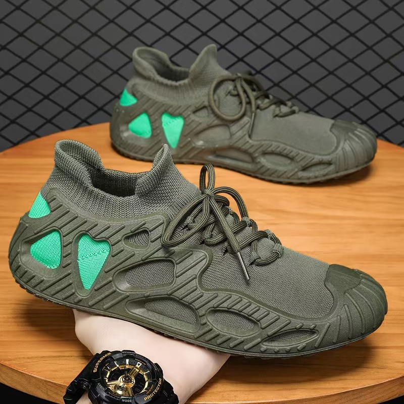 Classic Men's Woven Socks Sports Shoe Designer 2025 New Casual Comfortable Lightweight Running Shoes Multifunctional Outdoor Shoes Fashionable Da