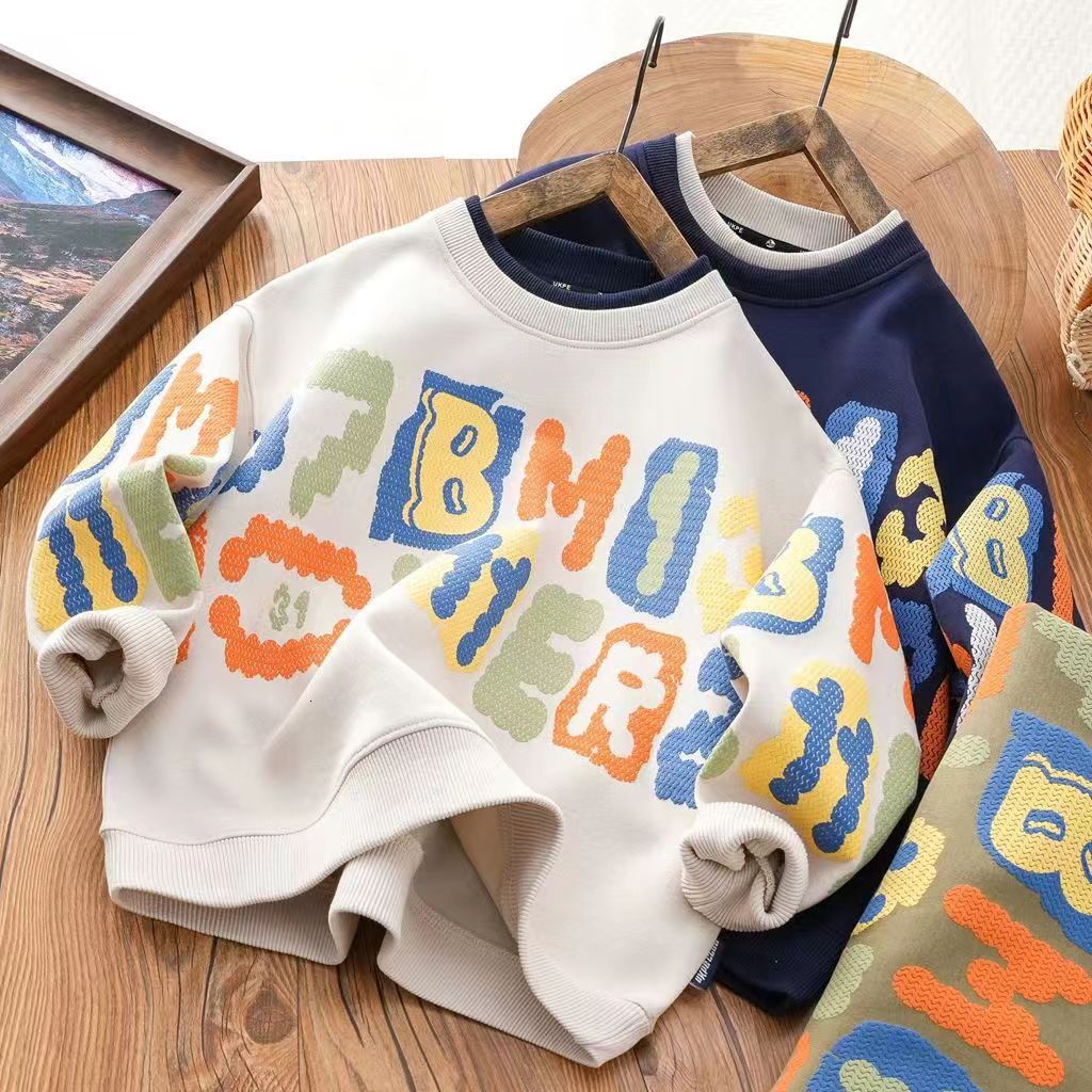 Ddmyshoesvip Boys Hoodie For New Style Spring Clothing Handsome Stylish Medium Large Children S Korean Version Autumn Fashionable And Cool