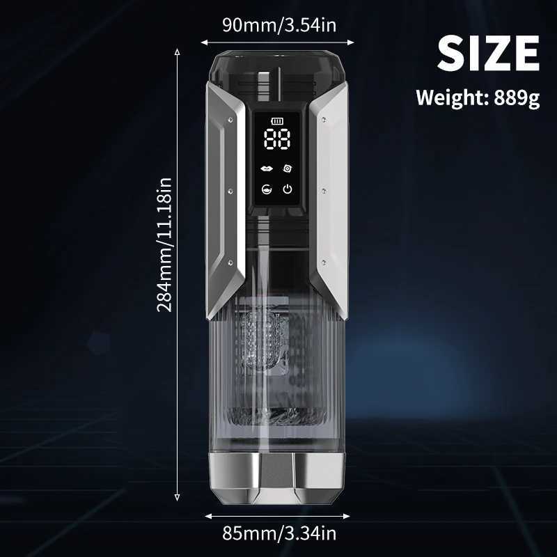 Automatic Male Masturbator Penis Pump Sucking Vibrating Thrusting Rotating 100% Waterproof Blowjob Adult Sex Toy Stroker For Men W250807