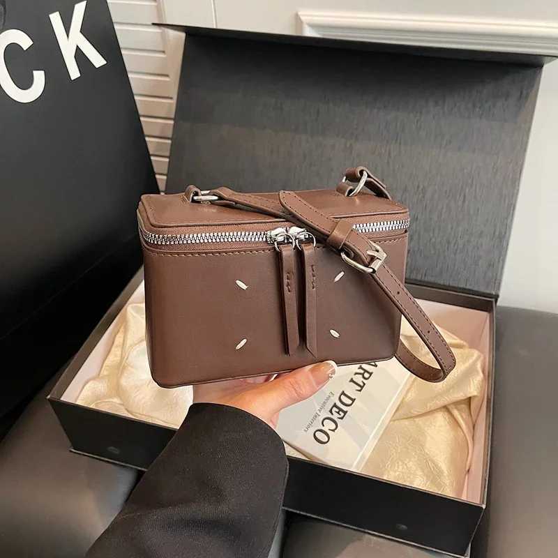 Fashion Solid Color PU Womens Shoulder Bag 2025 New Design Crossbody Bag Casual Box Handbag Bolsas De MujerC250311