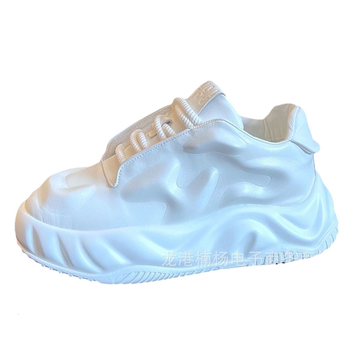 2025 Designer Spring Thick Soled High Rise Sneakers Internet Famous Fashion Shoes Fashion Niche Style Outdoor Shoes Multi-function Casual White Shoes