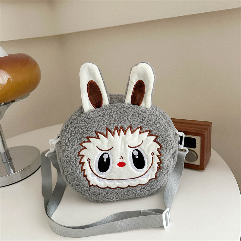 Free Shipping New Designer Bag Bubble City Amusement Park Rab Cross Furry Bag For Women Cute Bunny Bag Wallet Crossbody Bag