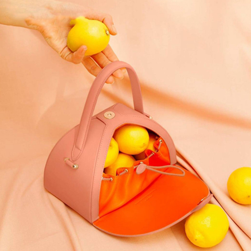 Semicircular Crossbody Handbag - Stylish Shoulder Bag for Everyday Use