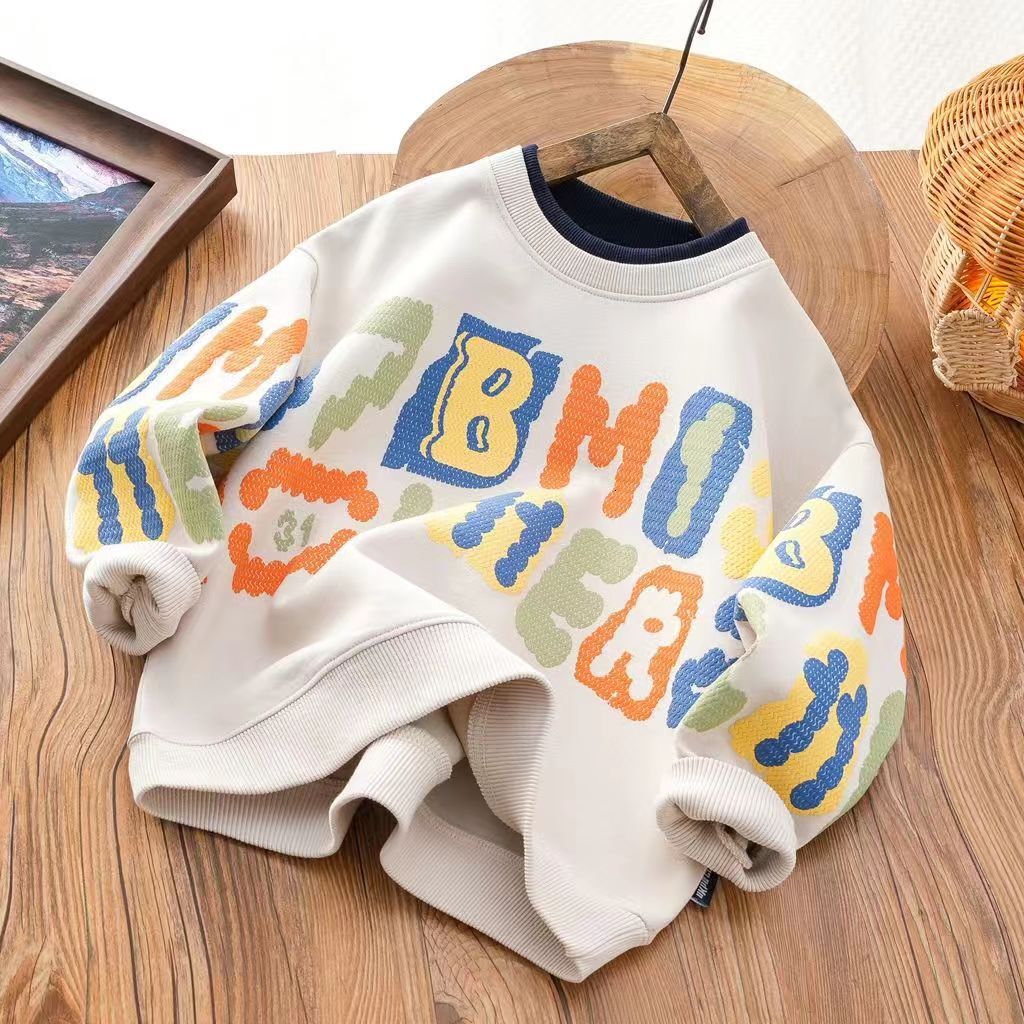 Ddmyshoesvip Boys Hoodie For New Style Spring Clothing Handsome Stylish Medium Large Children S Korean Version Autumn Fashionable And Cool