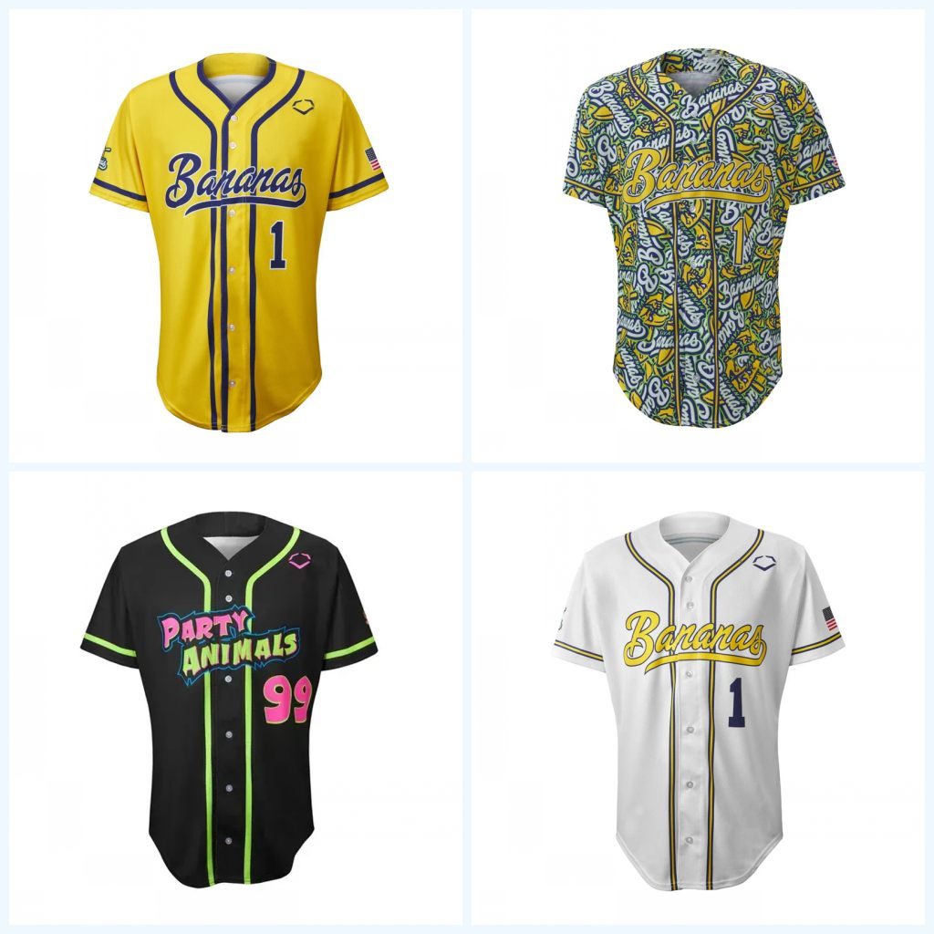 Savannah Bananas Olson 8 Phillips 29 Rac 15 Baseball Jersey Customized Jerseys For Mens Women Youth Stitch Any Name Any Nubmer