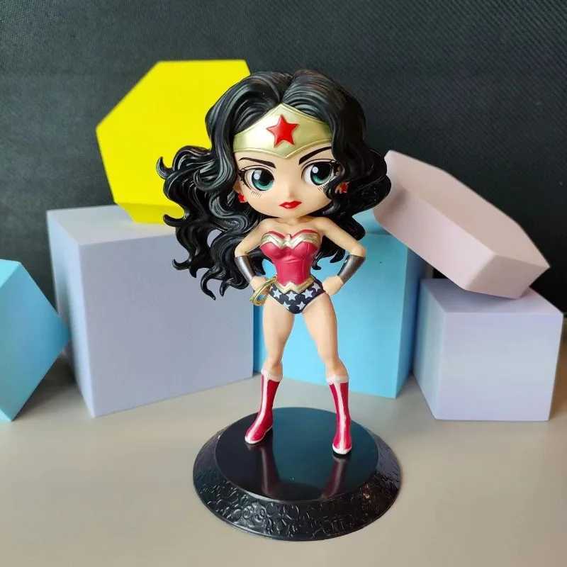 Anime Wonder Woman Harley Quinn Joker Action Figure Model Toys Cake Decoration Collection Doll Birthday Present For Kids dollXJ250311