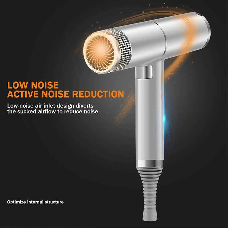 Portable and cold air ultra quiet negative ion hair dryer 700W high speed motor powerful hair dryer 250311