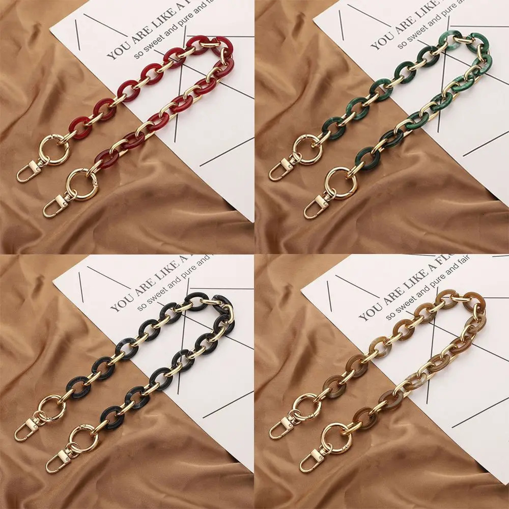 Acrylic Replaceable Detachable Bag Chain Strap Purse Handbag Straps Resin Crossbody Shoulder Diy Accessories 250311