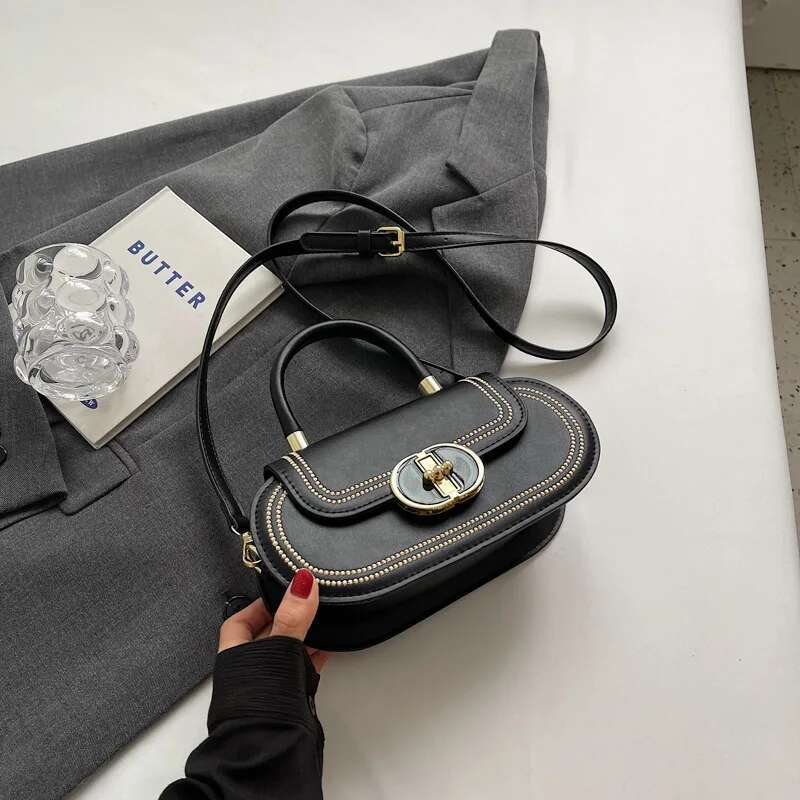 trend New Handbag Retro Girl leisure Underarm European Women s Designer Trendy Fashion Hundred Shoulder Crossbody Bag