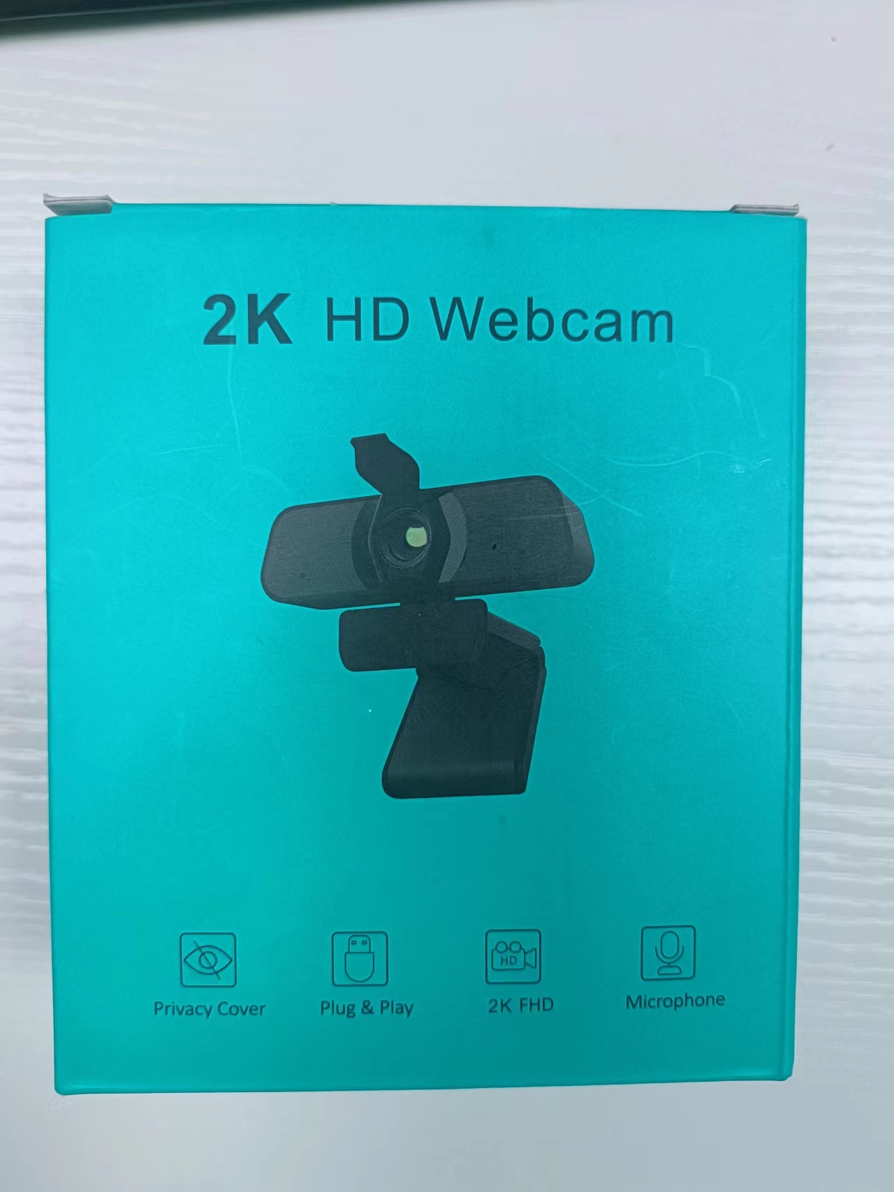 Professional USB Webcam with Integrated Microphone for Remote Collaboration - Ideal for Desktops and Laptops