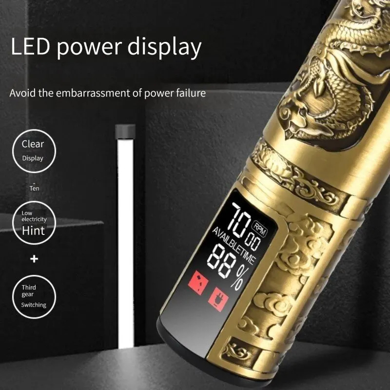 Electric LCD T9 Professional Beard Shaver Hair Clipper Haircut Mens Shaving Machine Blendjet 250311 C260312