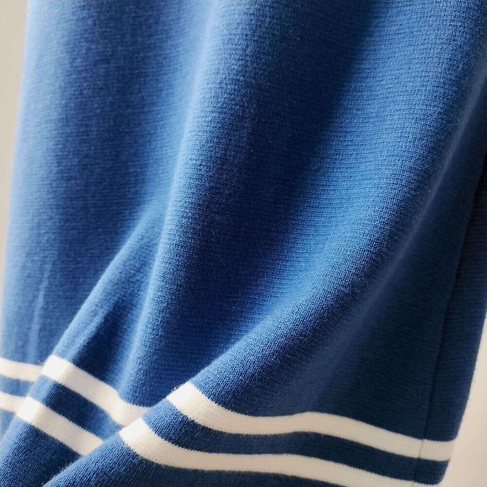 Chunyuan G's New Dress For Spring And Summer, High-End Women's Clothing Style In Nanyou, Round Neck, Short Sleeved, Mid Waist, A-Line Knitte