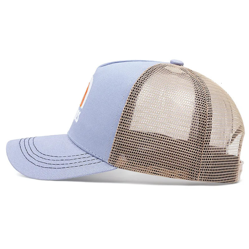 Embroidered Baseball Cap Outdoor Sports Net Yarn Duck Cross Border Visor Fishing 250311