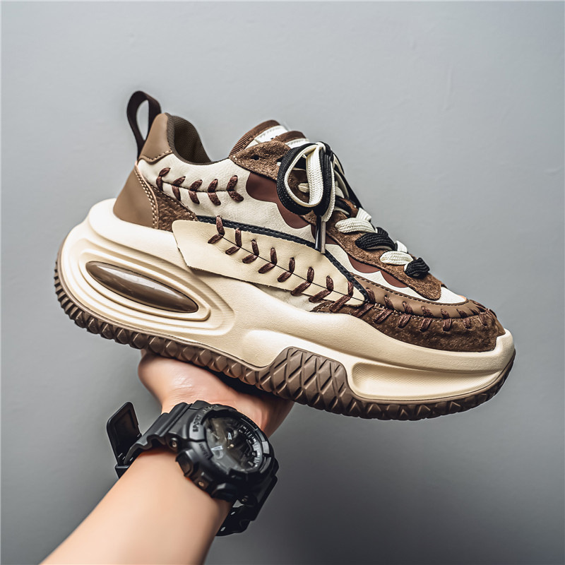 Designer's Spring New Thick Soled Sports Shoes Fashion Student Casual Dad Shoes Multi Functional Sports Running Shoes Live Streaming Men's S