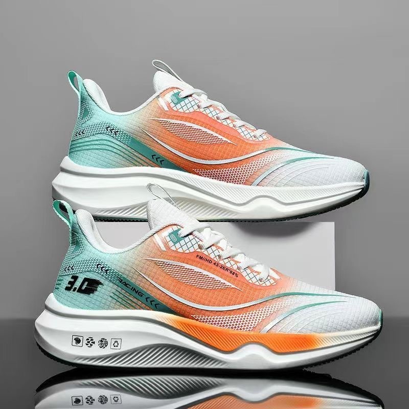 2025 new ultra light sports breathable designer trendy fashion shock-absorbing soft sole student shoes men's lightweight running shoes