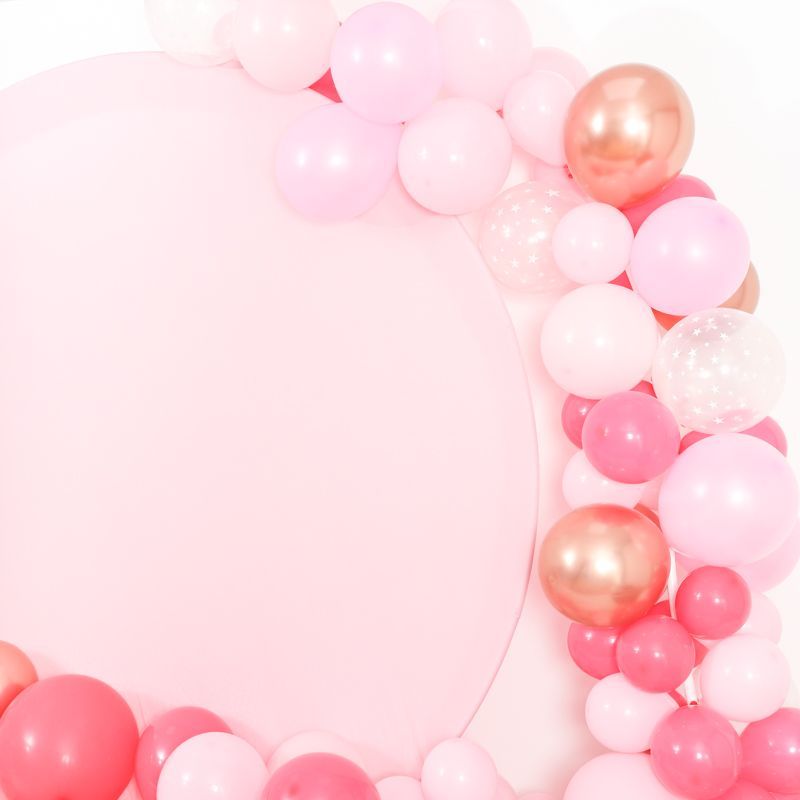 Elastic Round Solid Fabric Cover for Parties and Events Versatile Photo Backdrop Material