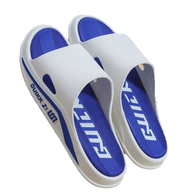 Men home slippers free Shipping Designer soft khaki on thick soles women men slippers Green black Khaki white blue white black sales.