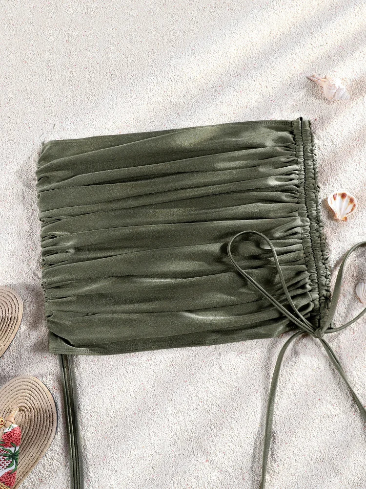 ZRTAK Triangle Bikini Micro Thongs Swimsuit Women 3 Piece Suit Swimwear Bandage Bathing Sexy Biquini Brazilian Beachwear 250310