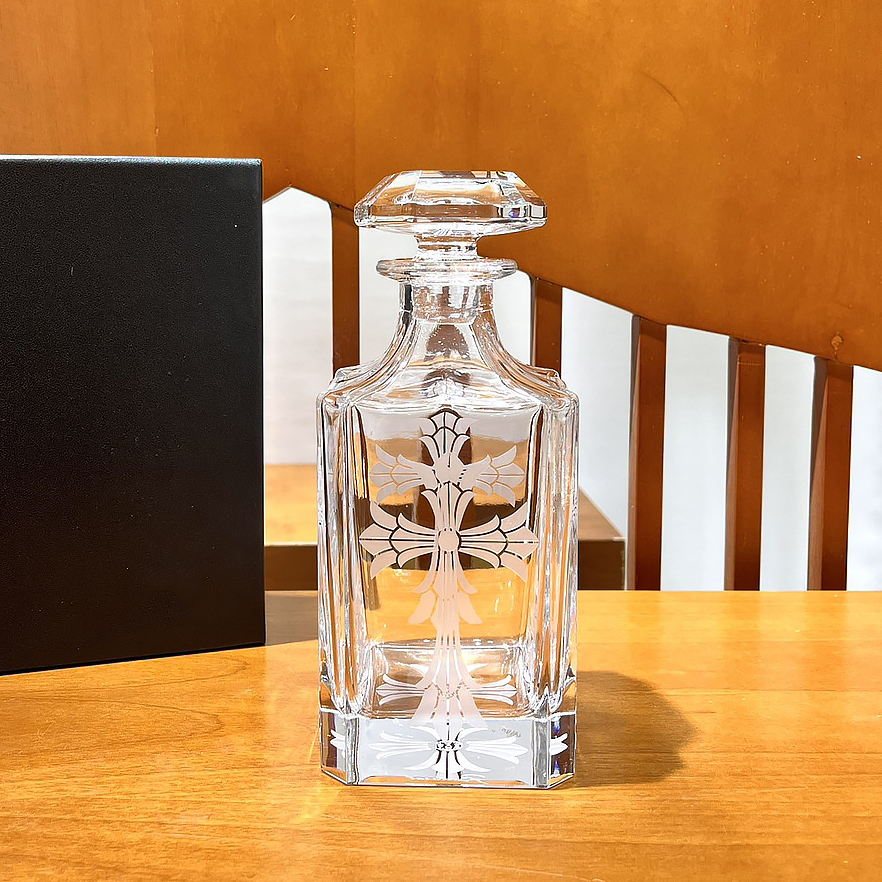 Lead free Square Empty Spirit Whisky Bottle Glass Wine Glasses co branded Liquor Bottles Scottish Bourbon Home Bar party decoration Crystal Spirits 850ML