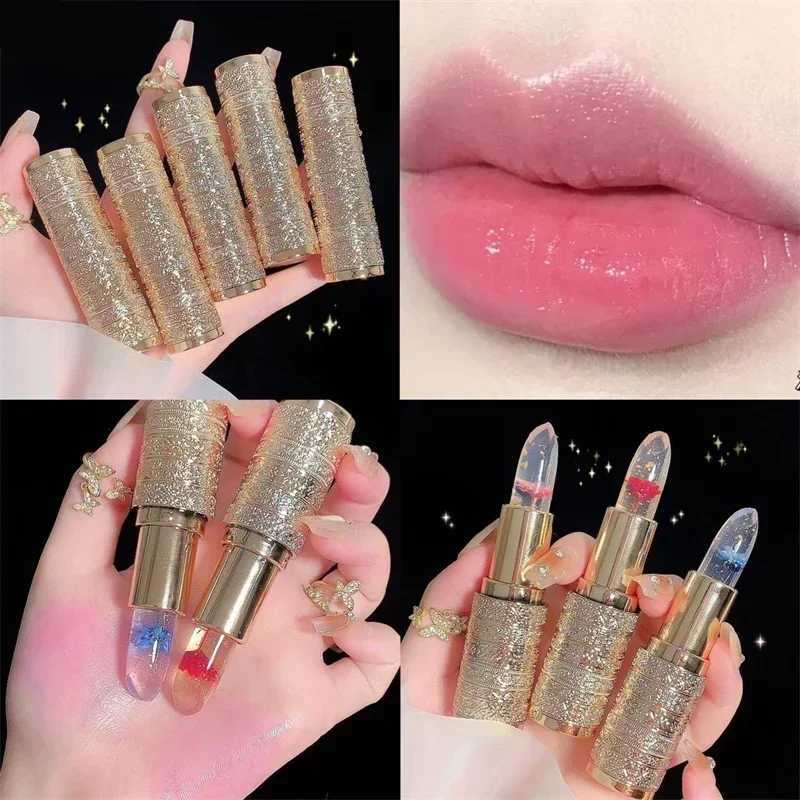 Moisturizing flower transparent lipstick temperature discoloration lipstick durable jelly lipstick care cosmetics 1XJ250312
