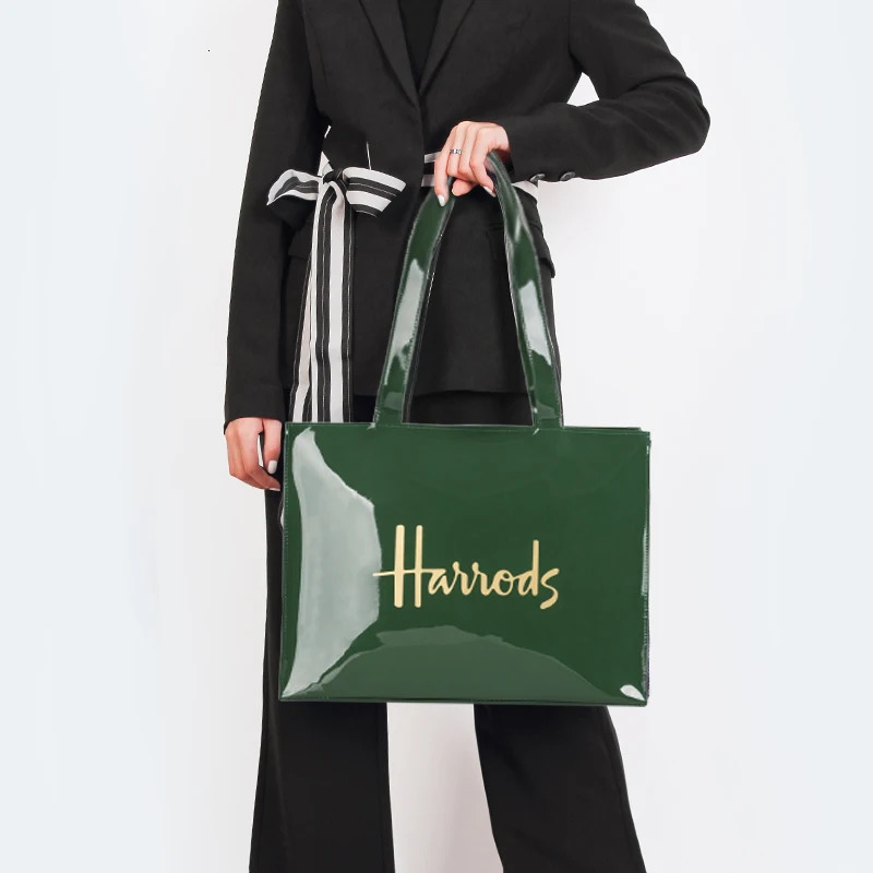 Fashion Womens PVC Shopping Bag Eco Shoulder Shopper Purse Summer Trend Tote Handbag for Daily 250305