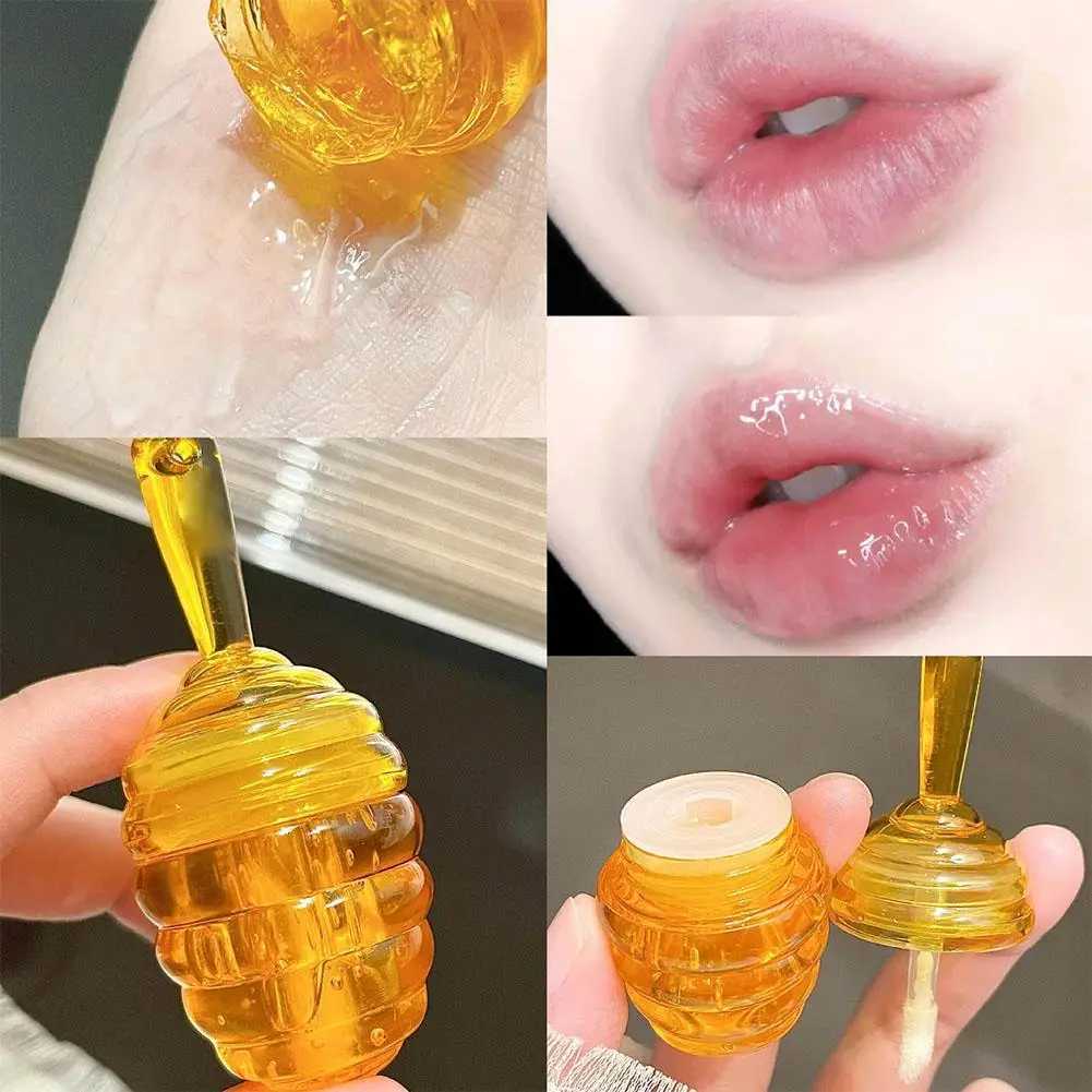 Transparent honey jar lipstick moisturizer Lightens lip liner sleep lipstick lip care transparent lipstick liquid lipstickXJ250312