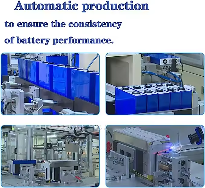 Grade A Lifepo 4 Prismatic 3.2v 30Ah 50ah 105ah 200ah 202ah 228ah 230ah 272ah 300ah Lf280k 302ah 280 Ah 280ah Lifepo4 Battery Cell For 12V 24V 48V RV 