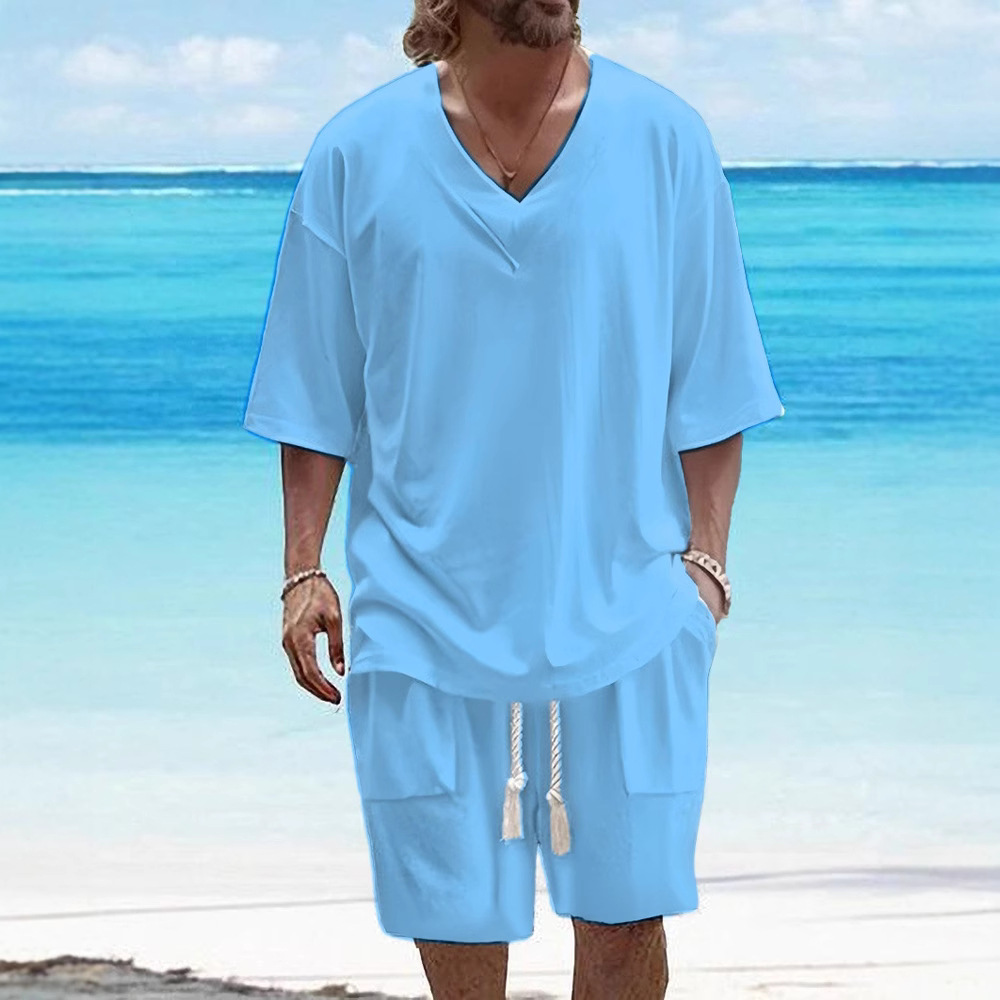 Summer Tracksuit Men Sports Set Casual Tracksuits Designer outfit for man mens track suit 2XL joggers pullover Two Piece Set Sports short Sleeve cloth