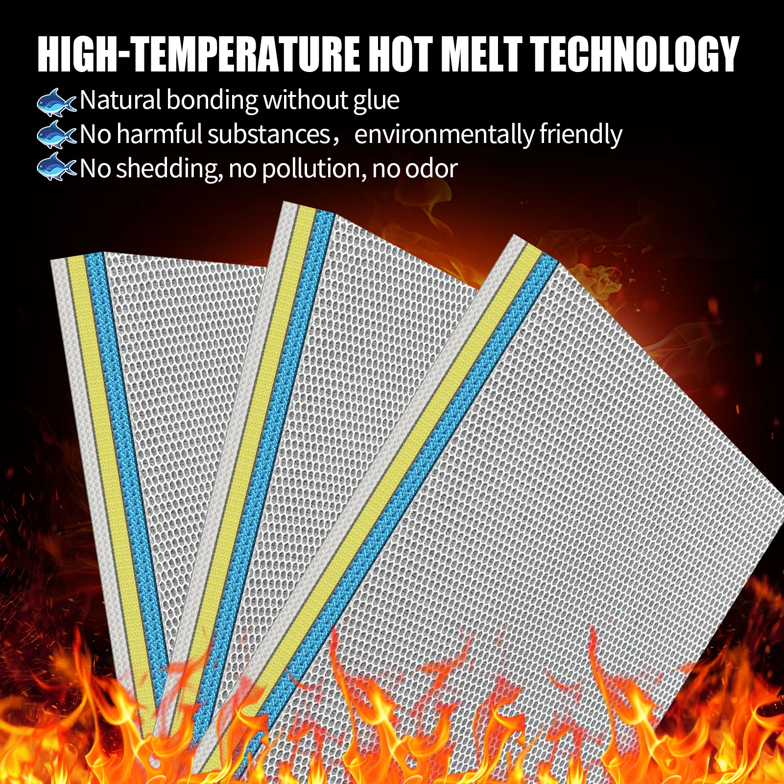 15 Layers Aquarium Filter Media Sponge 15D Fish Tank No Glue Foam Biochemical Cotton Aquarium Accessories Filter Meterial