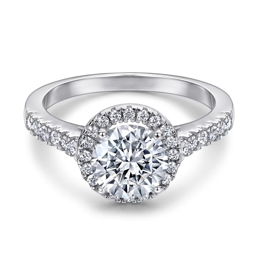 8Custom 8A Cubic Zirconia Oval Cut Diamond 925 Sterling Silver Promise Ring Eternity Band Engagement Wedding Rings Jewelry Women
