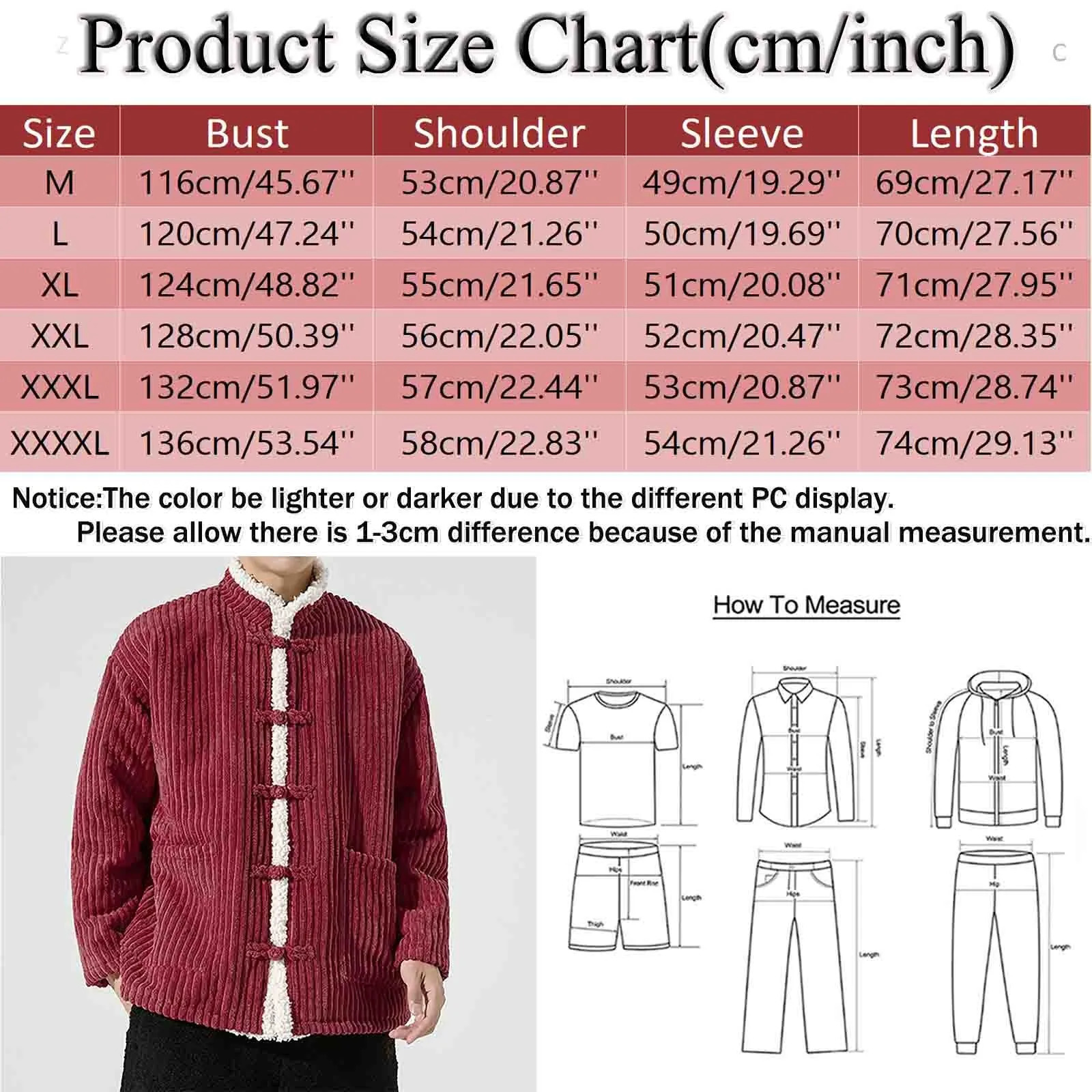 Chinese style mens warm spring festival long sleeved thick cotton jacket winter plush stand collar coral coat 250312
