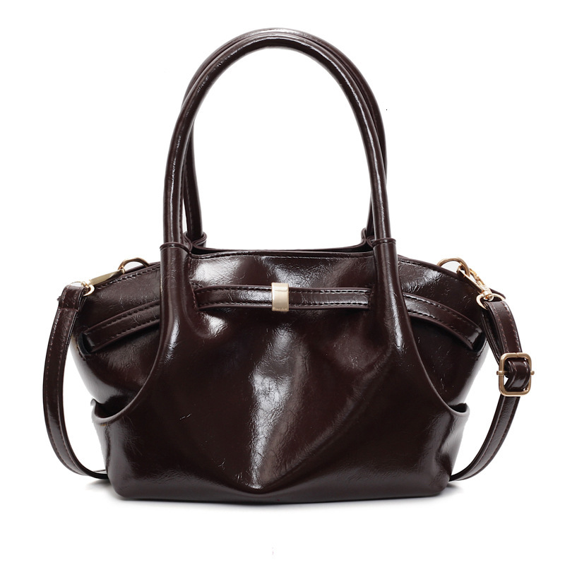New Niche Designer Fashion Handbag, Large Capacity Handheld Storage Bag Trendy Multifunctional Single Shoulder Crossbody Bag Casual Saddle Bag Wallet 