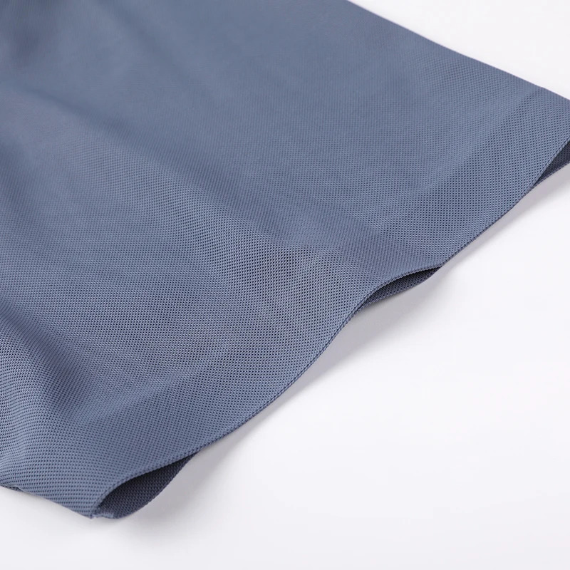 Ice silk ed polo shirt summer collar elastic Tshirt Korean fashion short sleeved business casual mens clothing 250312